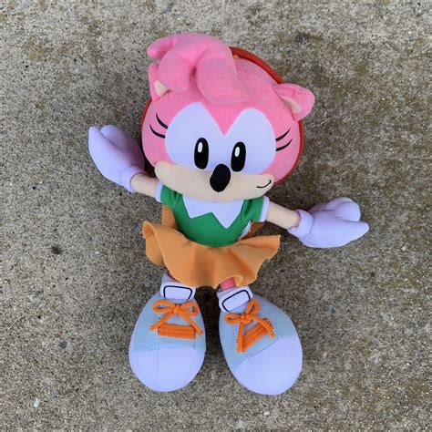 Mavin Ge Animation Genuine 8 Sonic The Hedgehog Classic Amy Rose Stuffed Plush