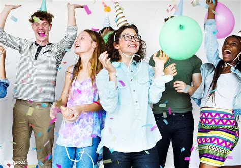 Download Premium Image Of Group Of Teenagers Enjoying A Party 192673
