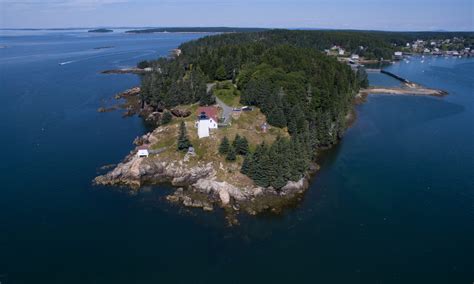 Looking Back At Hockomock Head Swans Island Maine