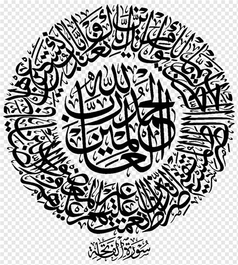 Islamic Art Arabic Calligraphy Surah Al Fatihah Quran Verse Daily Prayer Ramadan Artistive