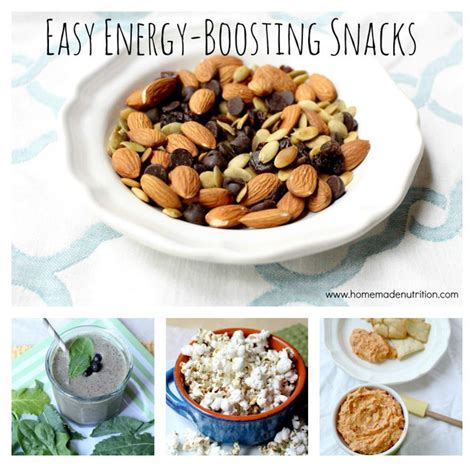 Energy Boosting Snacks Homemade Nutrition Nutrition That Fits Your Life
