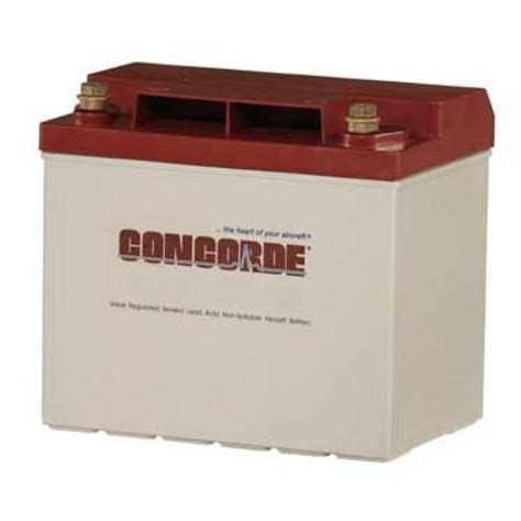 Concorde Rg 25 Aircraft Battery