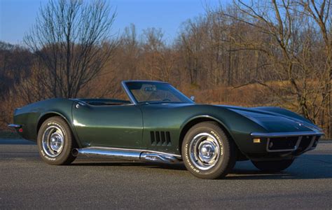 British Green 1968 Chevrolet Corvette