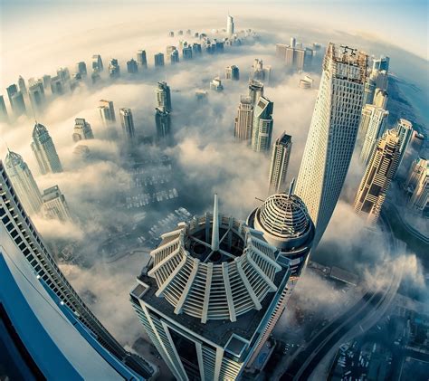 1256370 Hd Dubai Aerial View Smog Fog Colorful Rare Gallery Hd