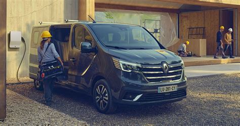 Renault Dévoile Son Utilitaire électrique Le Trafic Van E Tech Les
