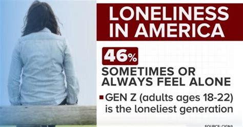 Survey Shows Epidemic Of Loneliness In America Cbs News