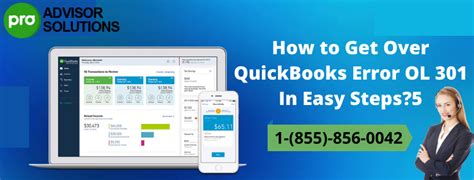 How To Get Over Quickbooks Error Ol 301 In Easy Steps