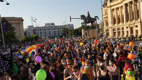 thousands march for lgbtq rights in romania amid push for hungary style “propaganda” ban them
