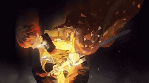 Zenitsu Agatsuma Kimetsu No Yaiba GIF - ZenitsuAgatsuma ...