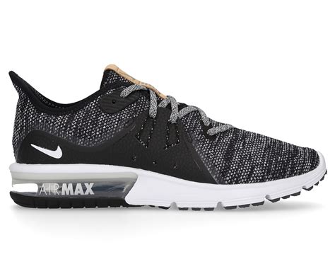 Nike Womens Air Max Sequent 3 Shoe Blackwhitedark Grey Nz