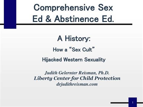 Comprehensive Sex Abstinence Ed