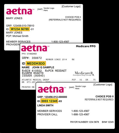 Aetna Insurance Card Group Number Location