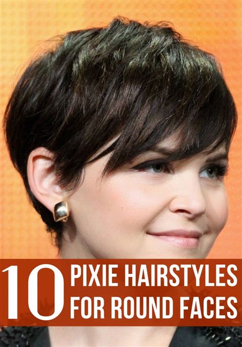 Anything too blunt borders a fine line of accentuating the soft curve of the jawline, but don't be afraid to add definition with a center part or framing layers. Top 10 Pixie Hairstyles For Round Faces