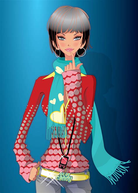 Beautiful Girl Vector Illustration Vector Art And Graphics