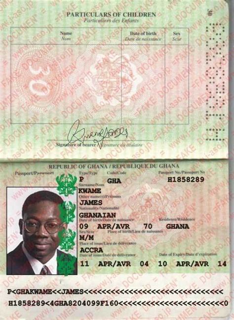 Ghana International Passport Otumfuos Diplomatic Passport Had
