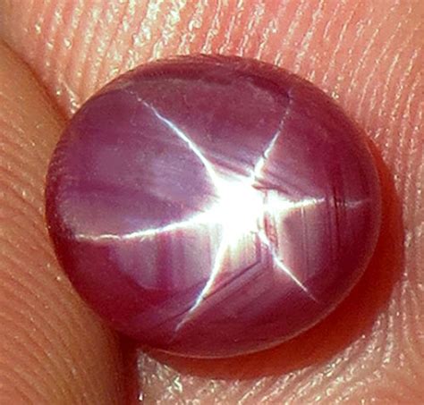 384 Carat 6 Ray Star Ruby Cabochon 8x8mm Natural Ruby Gemstone For