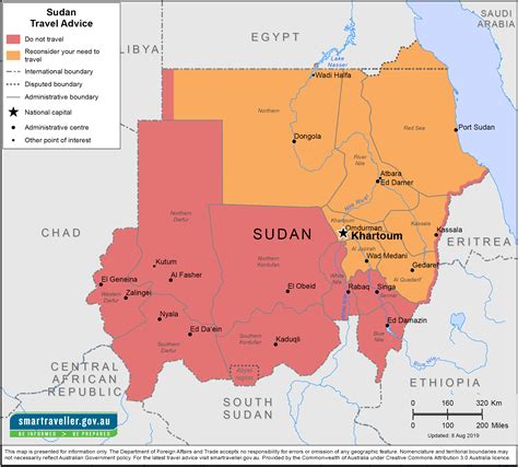 Map Of Sudan