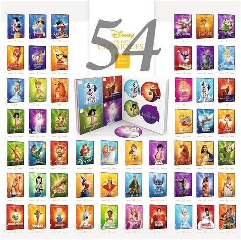 Disney 54 Grands Classiques Disney Classics Édition Limitée 54 Dvd