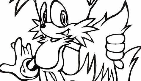 sonic coloring pages printable