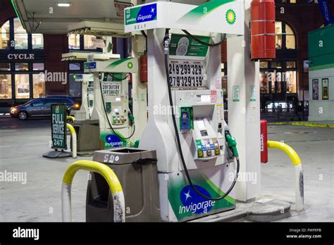 The Bp Gas Station On Houston Street In Soho Is Seen On Tuesday Stock
