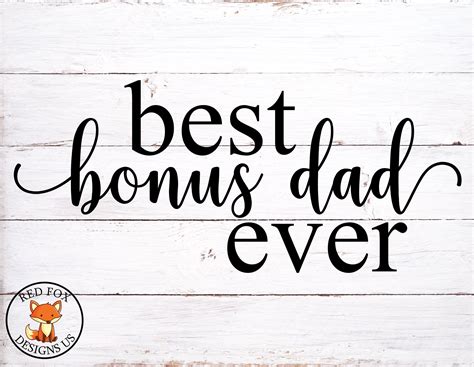 Best Bonus Dad Ever Svg To The World You Fathers Day Svg Etsy
