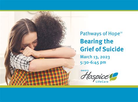 Bereavement Workshop Bearing The Grief Of Suicide Ohios Hospice