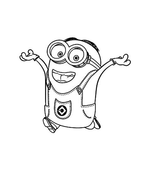 Chien mignon dessin simple de littleshopofellesee sur etsy. 100 dibujos de Minions para colorear | Oh Kids | Page 1