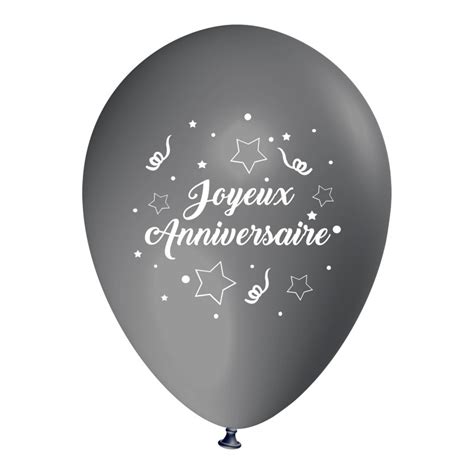Starmyname — joyeux anniversaire timy 03:07. ballon joyeux anniversaire gris décoration goûter d'anniversaire