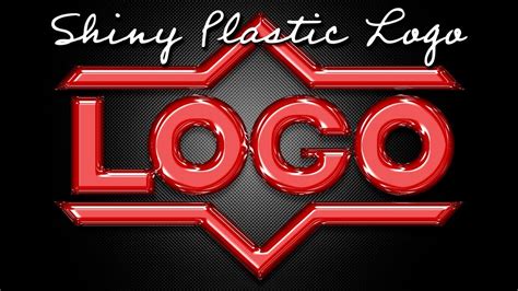 Photoshop How To Create Shiny Plastic Text And Graphics Youtube