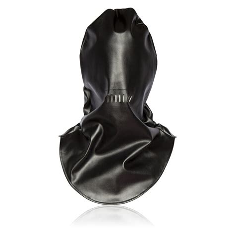 Sex Products Soft Pu Leather Mask Hood Bondage Blindfold Sex Toys For