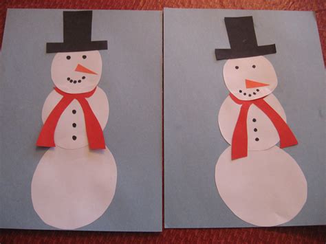 Snowman Paper Craft Kiddie Crafts 365 Blog