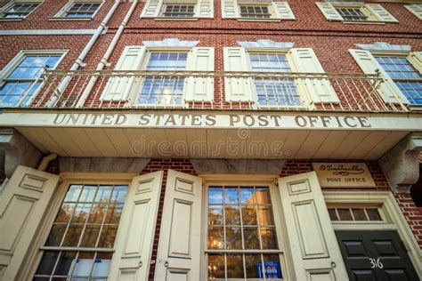 Franklin Post Office Editorial Image Image Of Brick 68517485