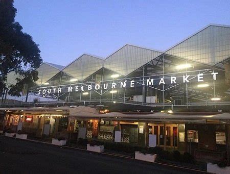 It began operating in 1867, and is a victorian style of building with wood and red brick. South Melbourne Market