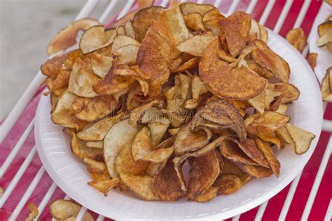 Carnival Style Ribbon Fries Stock Photo Image Of Ripple Unhealthy