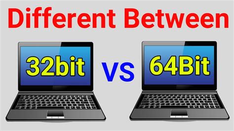 32bit And 64bit Different Between 32bit And 64bit Operating System