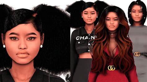 Urban Baddie Black Girl Cc Folder And Sim Download Chanel Gucci