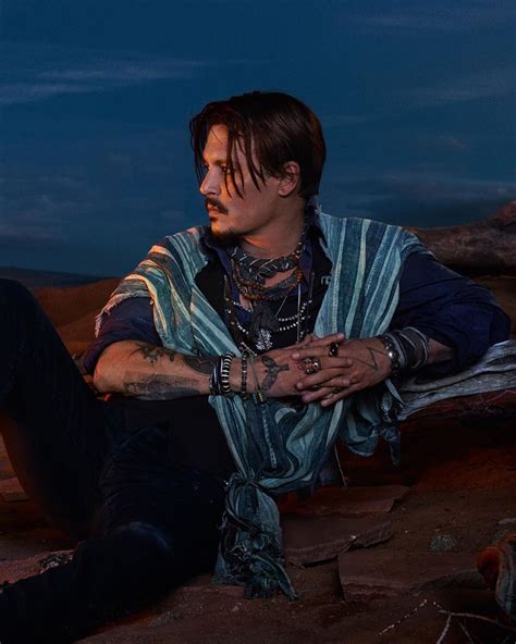3.4 oz (100 ml) lasts: Johnny Depp for the new 2019 Dior Sauvage campaign ...