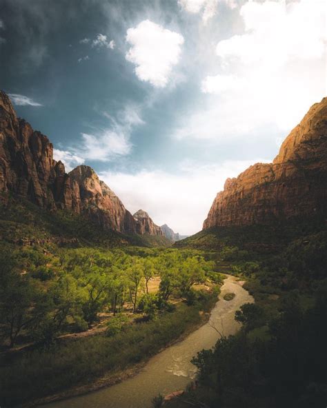 Down In The Valley At Zion Ut 3850x4812 Scenery Nature