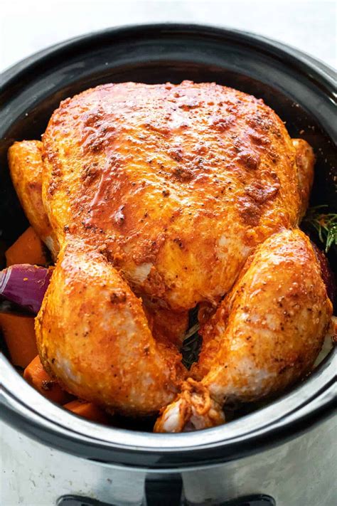 Slow Cooker Whole Chicken With Gravy Jessica Gavin