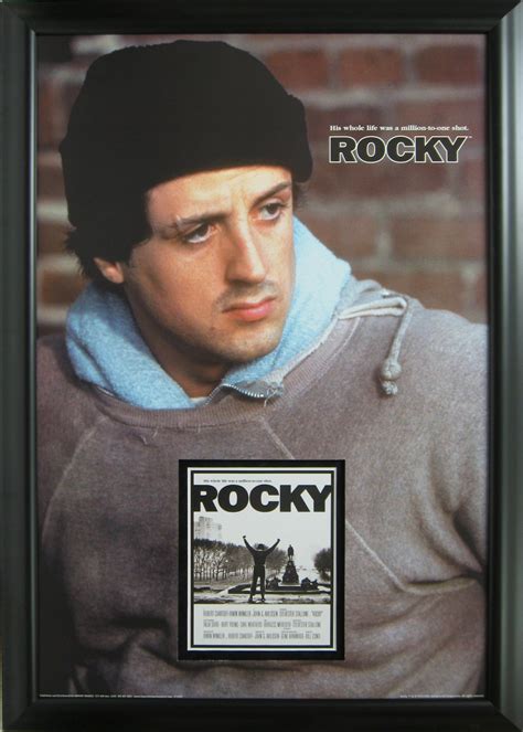 Sylvester Stallone Rocky Movie Poster Celebrities Famous Actor