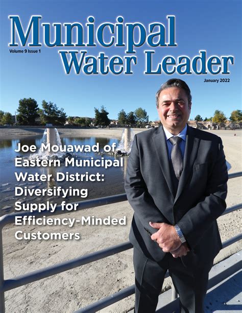 Volume 9 Issue 1 January 2022 Municipal Water Leader Magazine
