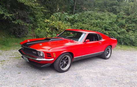 1970 Mustang Mach 1 Fastback Red