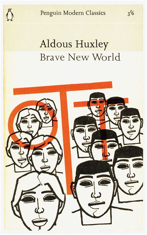 Brave New World By Aldous Huxley Cover By Denis Piper 1963 Penguin
