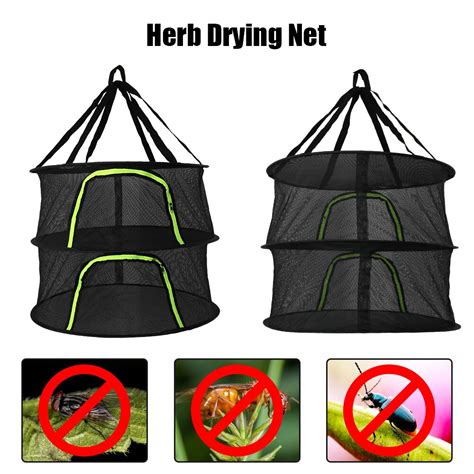 For Vegetable Flowers Buds Plants Organizer Herbs Drying Net Hanging