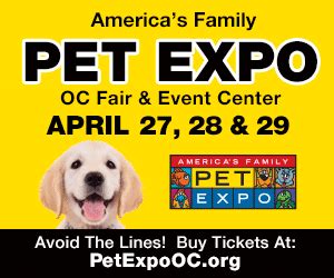 Add an exhibition pet expo yokohama 2020 to the schedule, so you don't lose an important event. America's Family Pet Expo coming to the OC April 27