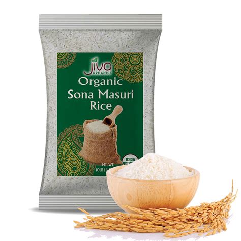 Jiva Organics Sona Masoori Rice White Jivaorganicfoods