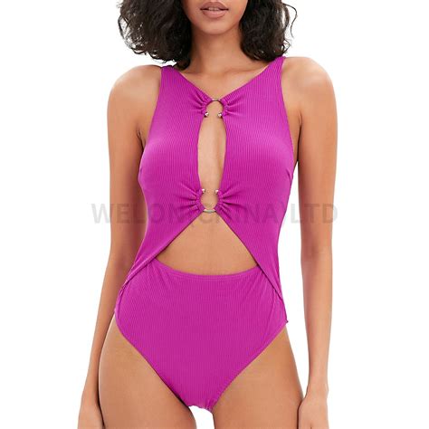 2022 Beach Bikini Woman Sexy Front Lace Up Tie Strapless Leopard Swimsuit Female Push Up Ruffled