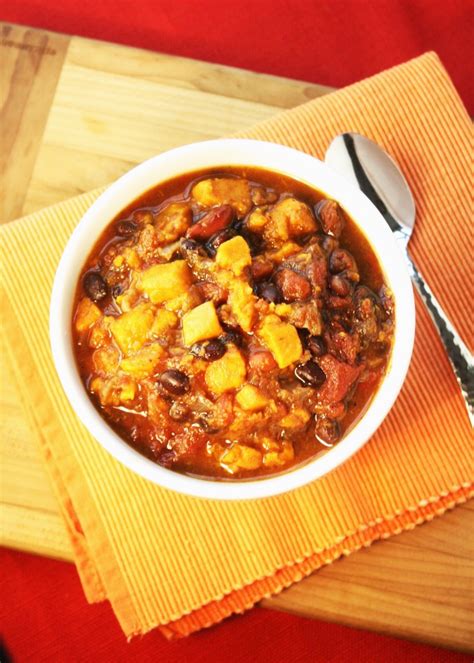 Heart Healthy Chili I Sweet Potato Black Bean Chili