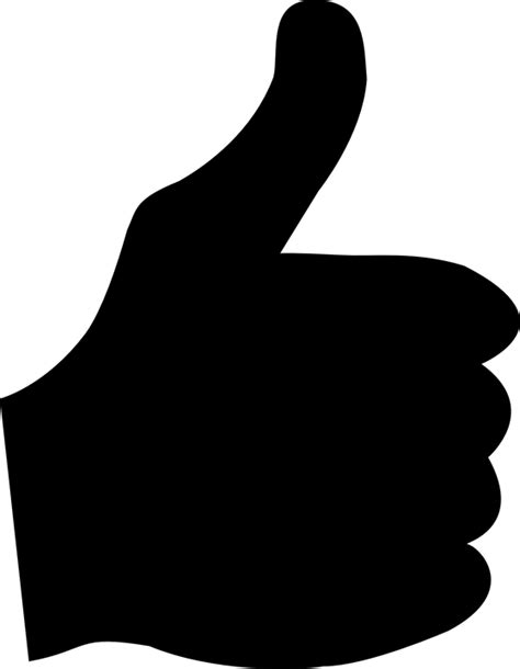 Thumb Up Positive Okay Free Vector Graphic On Pixabay