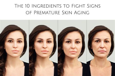 The 10 Ingredients To Fight Signs Of Premature Skin Aging Kiwla